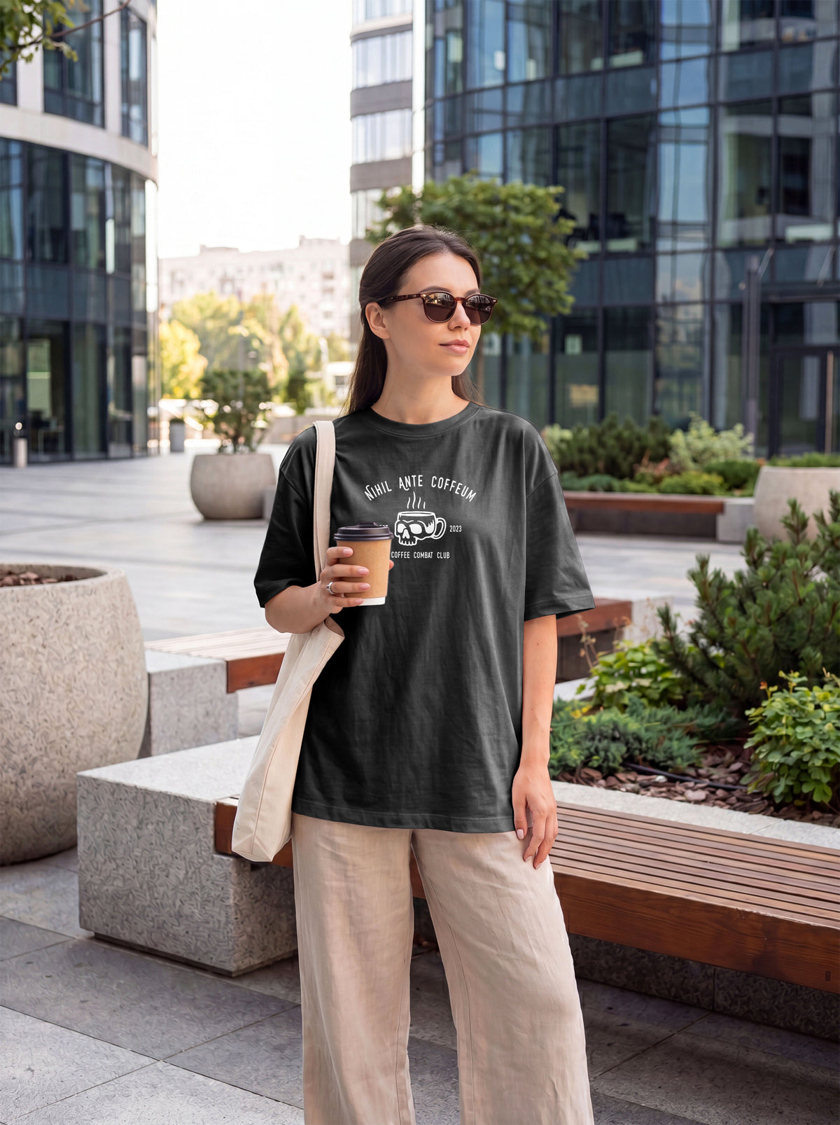 Nothing Before Coffee Heavy Tee