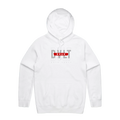 White front flat lay